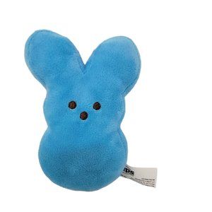 Peeps Bunny Rabbit Plush Stuffed Animal Toy 6" Blue Easter